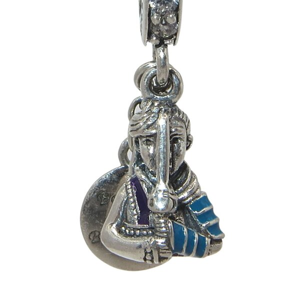 Pandora Mulan Be Strong & Be Yourself CZ& SS .925 Charm 798637C01 - Picture 2 of 8